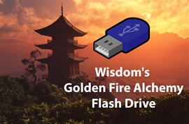 Wisdom's Golden Fire Alchemy - USB Flash Drive