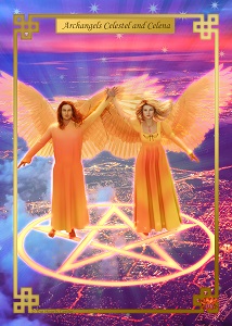 Archangels Celestel and Celena 5x7