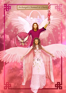 Archangels Chamuel and Charity 5x7