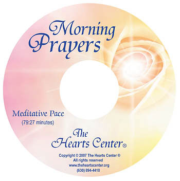 CD Cover for Morning Prayers - Meditative Pace