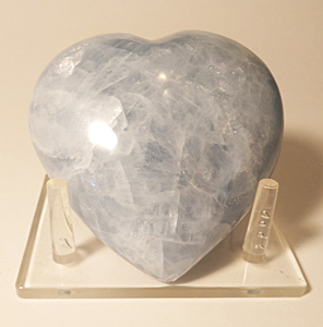 Blue Calcite Hearts