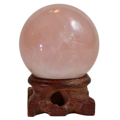 2 1/4 Inch Rose Quartz Sphere