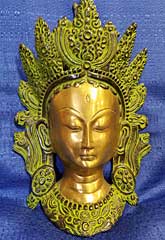 Tara Devi Mask Wall Sculpture