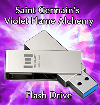 Saint Germain&#39;s Violet Flame Alchemy - USB Thumb Drive