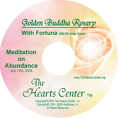 Golden Buddha Rosary CD with Fortuna