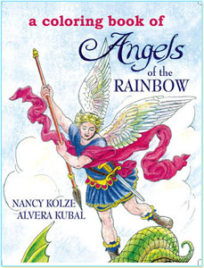 Angels of the Rainbow coloring book