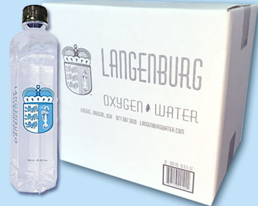 Langenburg Oxygen Water - (Case 12 25 oz bottles)