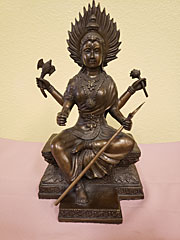 Seated Metal Shiva Statue